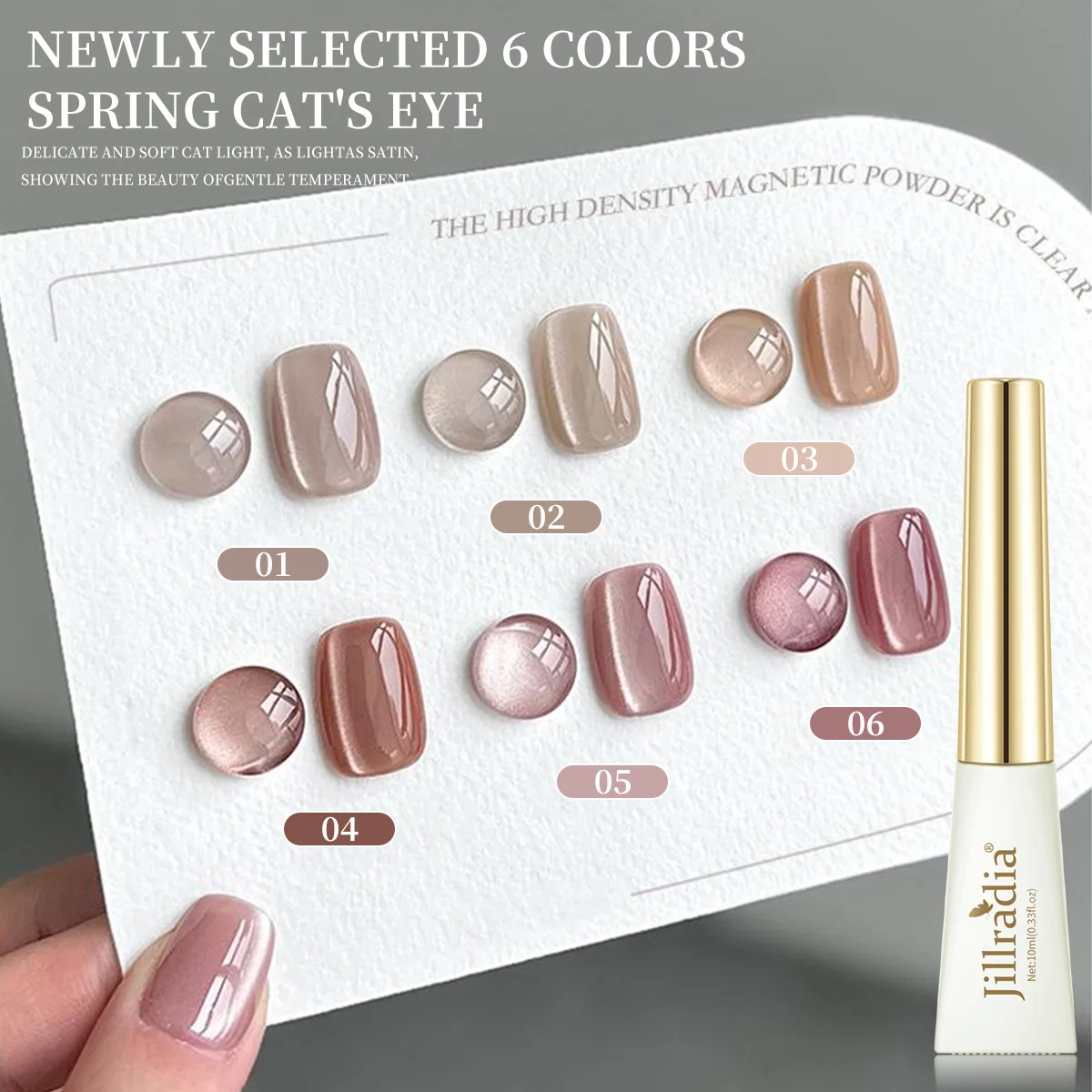 Esmalte de uñas magnético con  - Cucumber Cooling Gel reseña y precio